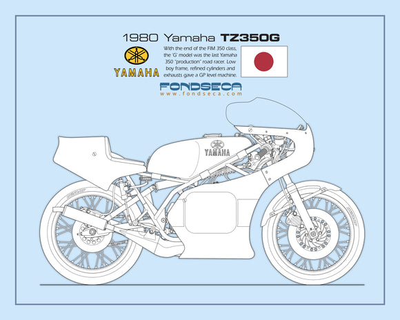 Yamaha TZ350 G Limited Edition Mick Ofield 10