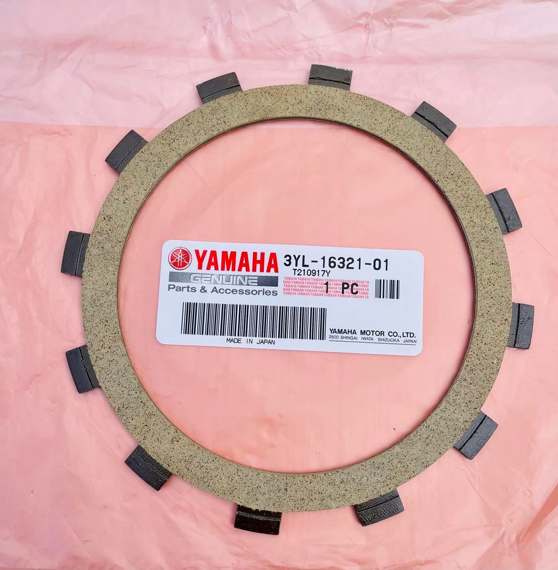 Yamaha Tz250 Tz350 Clutch Friction Plate 3yl 16321 01 Fondseca